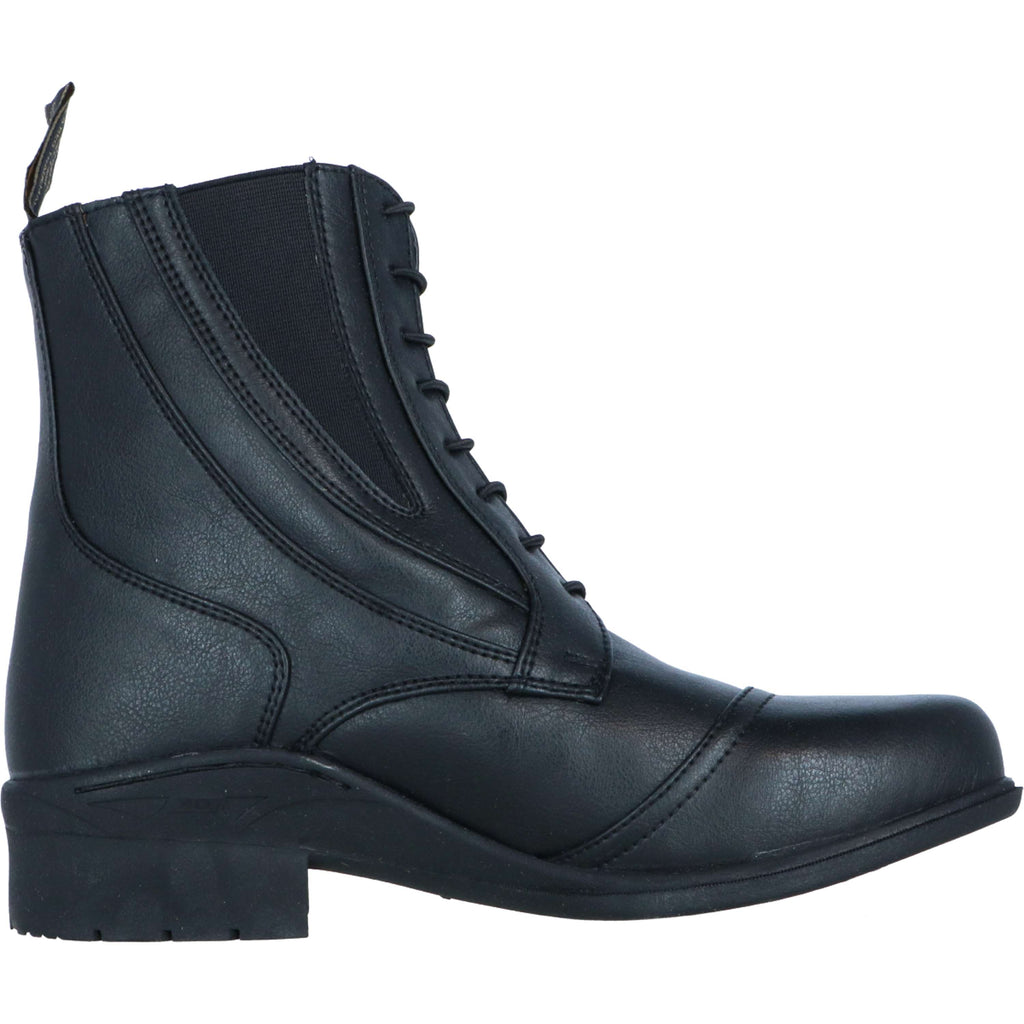 Mountain Horse Stivaletto Veganza Side Zip Paddock Nero
