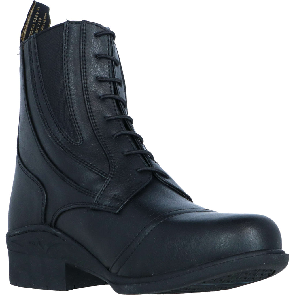 Mountain Horse Stivaletto Veganza Side Zip Paddock Nero