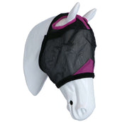 Weatherbeeta Maschera per Mosche Comfitec Deluxe Durable Mesh Nero/Viola