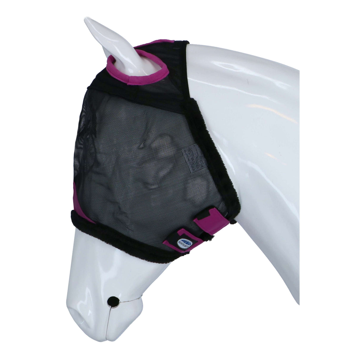 Weatherbeeta Maschera per Mosche Comfitec Deluxe Durable Mesh Nero/Viola