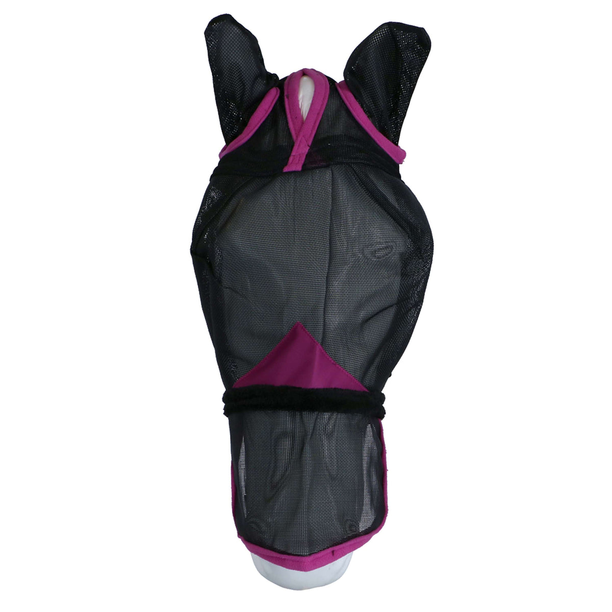 Weatherbeeta Maschera per Mosche Comfitec Deluxe Durable Mesh Nero/Viola