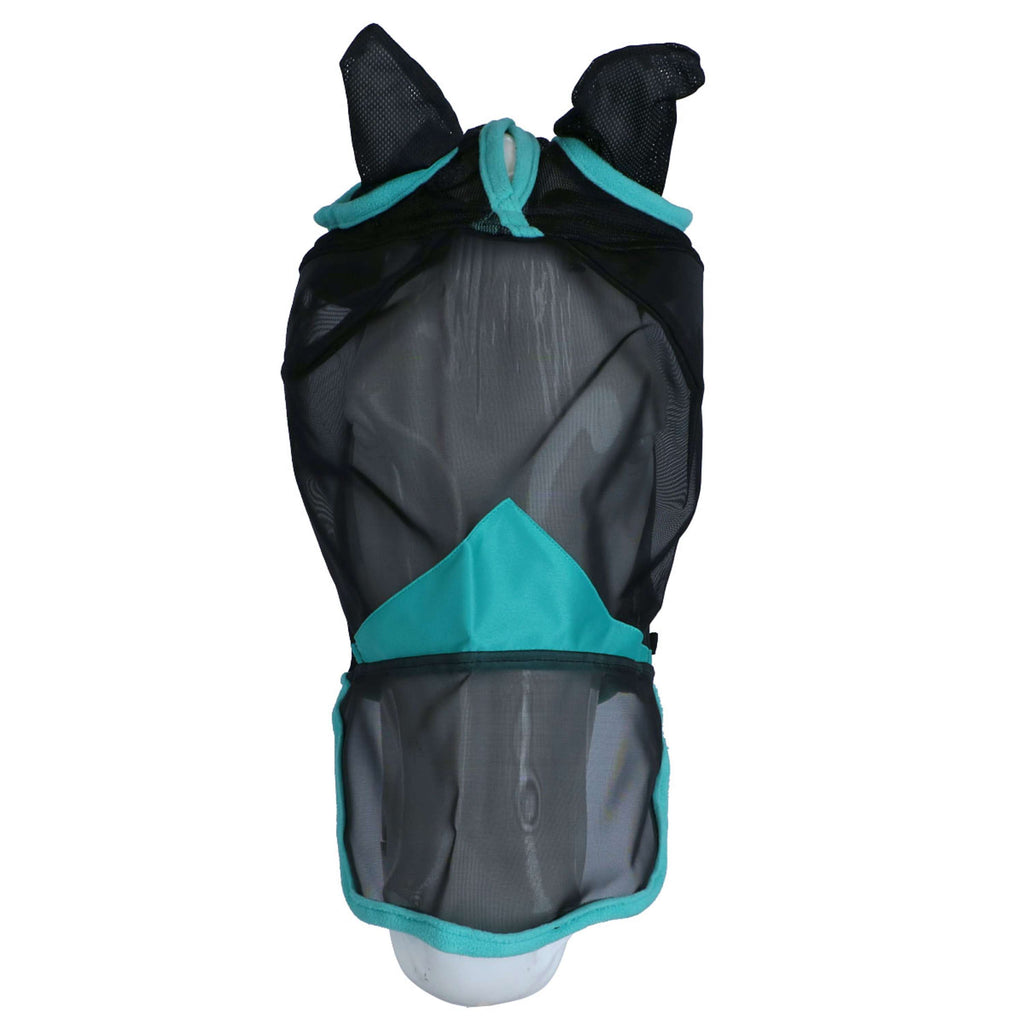 WeatherBeeta Maschera per Mosche ComFiTec Deluxe Fine Mesh Nero/Turchese