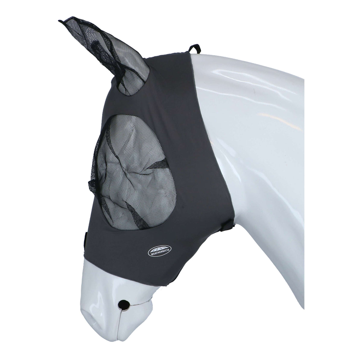 Weatherbeeta Maschera per Mosche Deluxe Stretch Bug Grigio/Nero