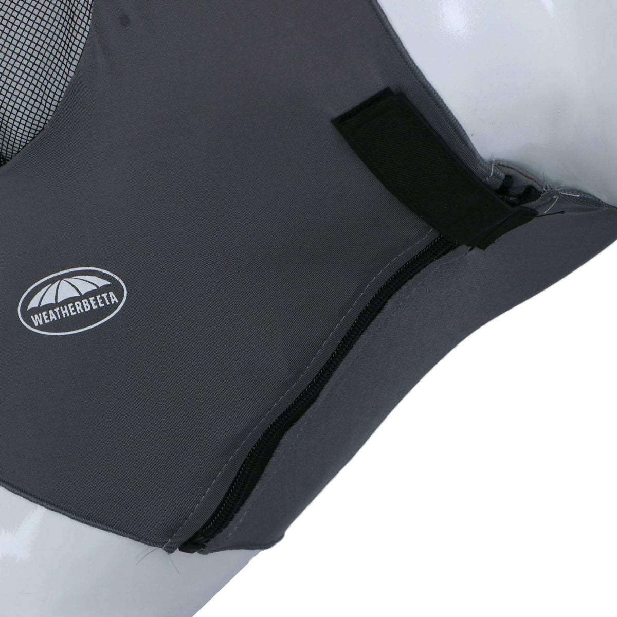 Weatherbeeta Maschera per Mosche Deluxe Stretch Bug Grigio/Nero