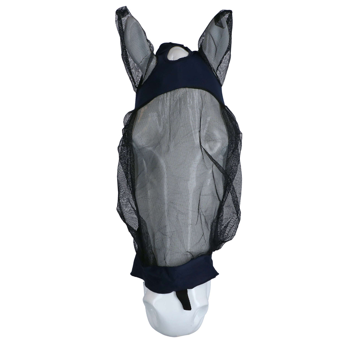 Weatherbeeta Maschera per Mosche Deluxe Stretch Blu marino/nero