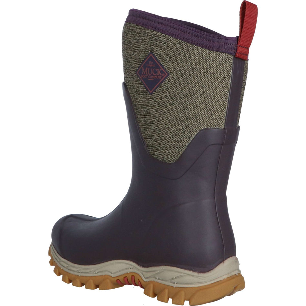 Muck Boot Arctic Sport II metà Donne Bordeaux/Tweed