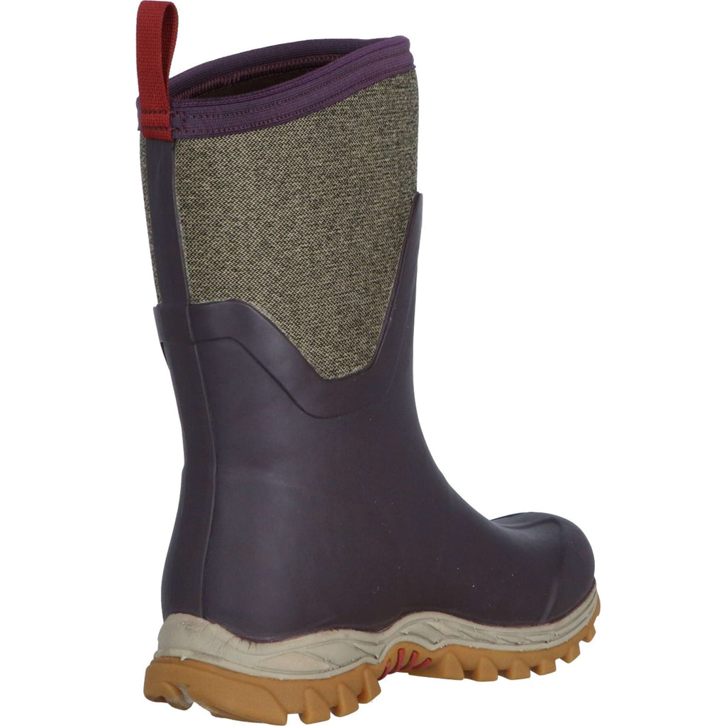 Muck Boot Arctic Sport II metà Donne Bordeaux/Tweed