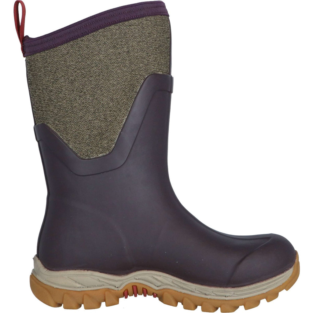 Muck Boot Arctic Sport II metà Donne Bordeaux/Tweed