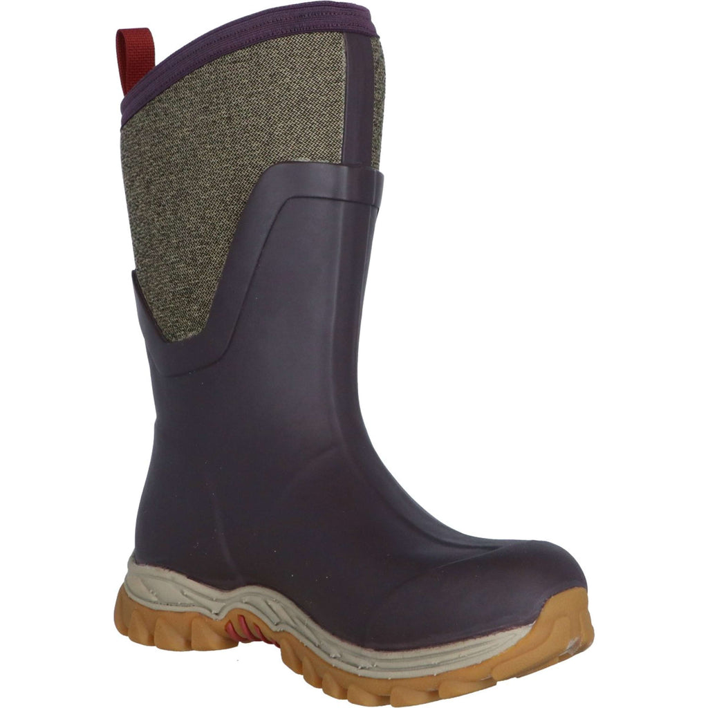 Muck Boot Arctic Sport II metà Donne Bordeaux/Tweed