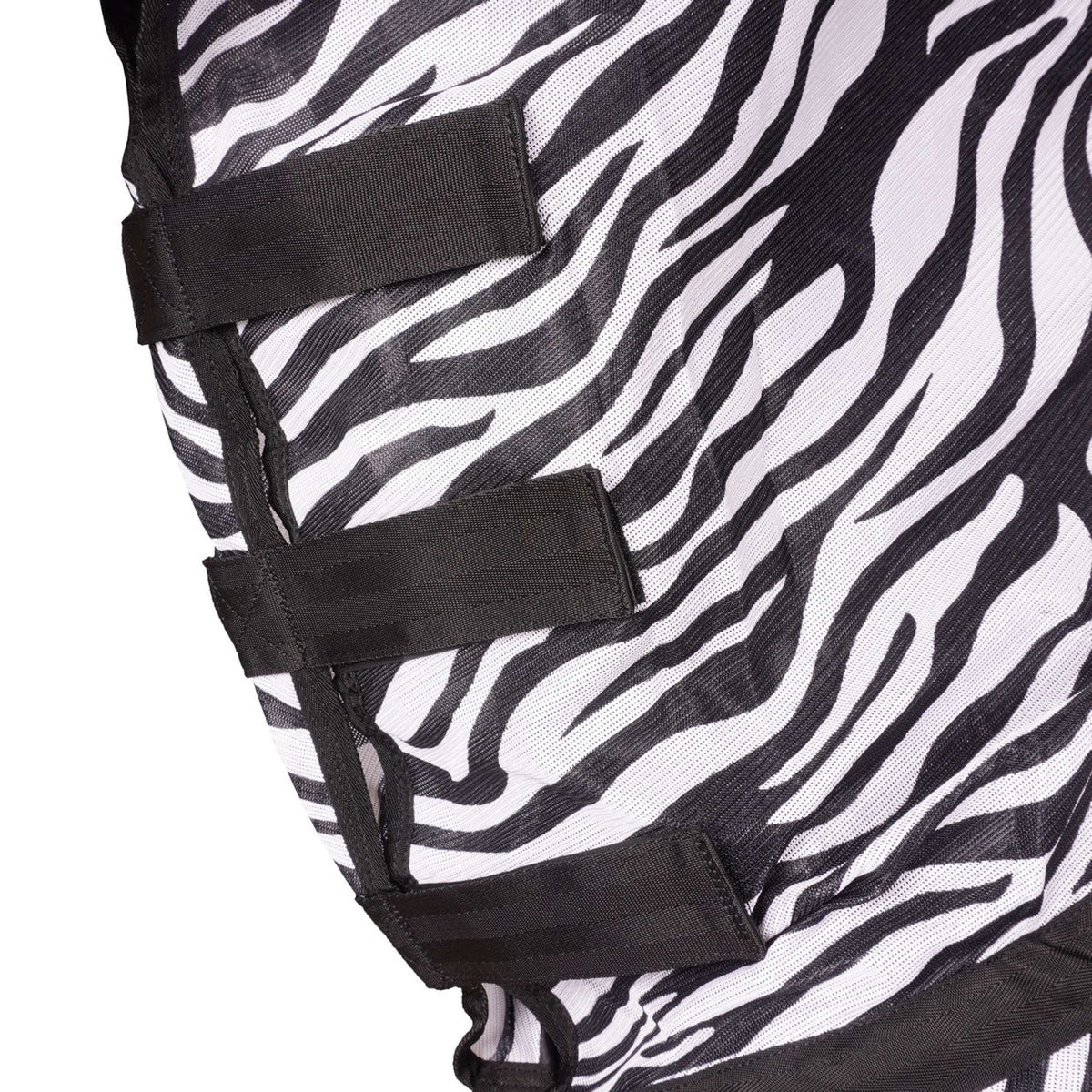 Waldhausen Coperta da equitazione anti-mosche Zebra con Frange Zebra
