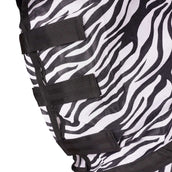 Waldhausen Coperta da equitazione anti-mosche Zebra con Frange Zebra