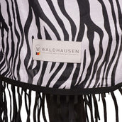 Waldhausen Coperta da equitazione anti-mosche Zebra con Frange Zebra
