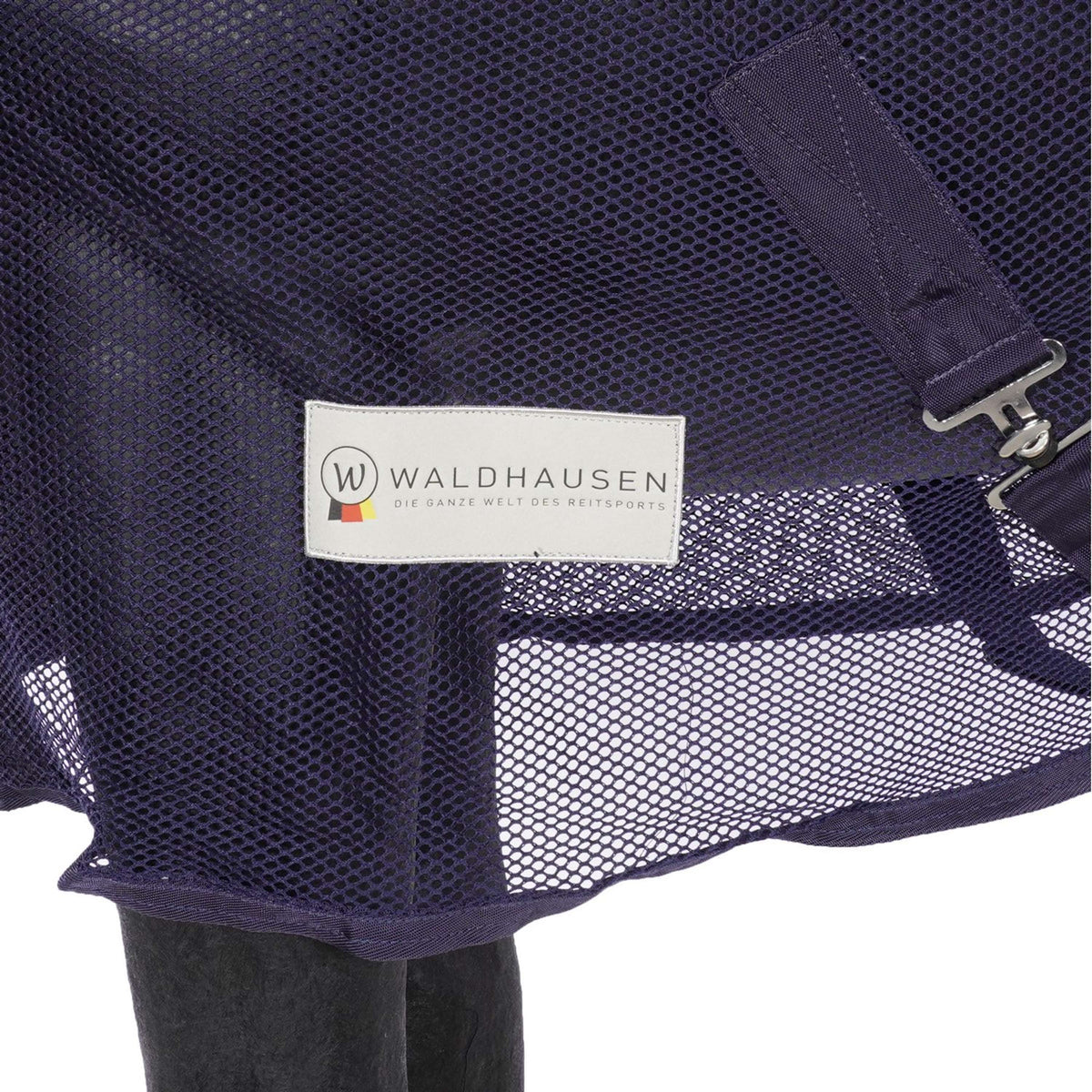 Waldhausen Coperta Antimosche Comfort con Cinghie Incrociate Nightblue