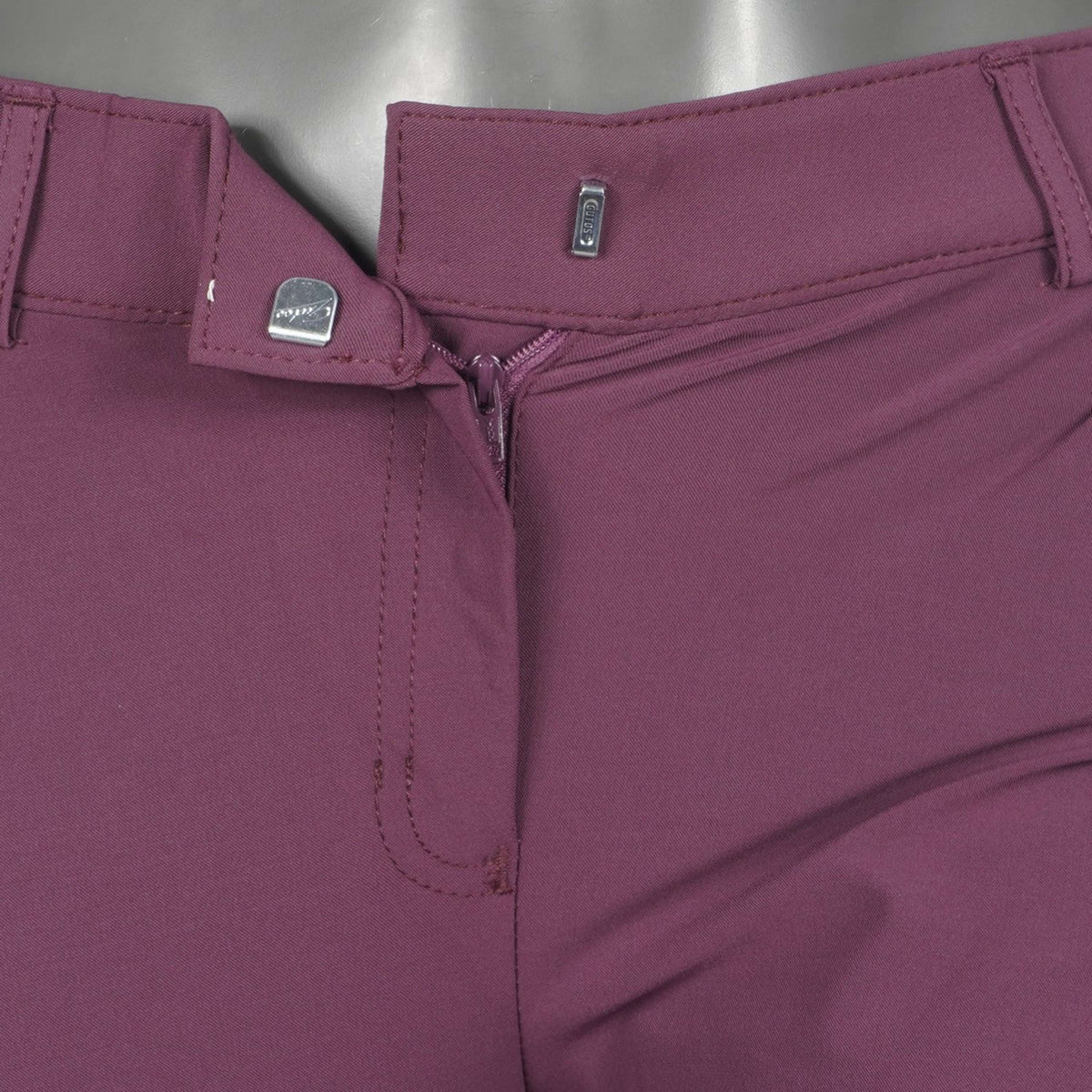 Harry's Horse Pantaloni da Equitazione Denici Cavalli Maroon Full Grip Bordeaux