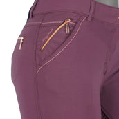 Harry's Horse Pantaloni da Equitazione Denici Cavalli Maroon Full Grip Bordeaux