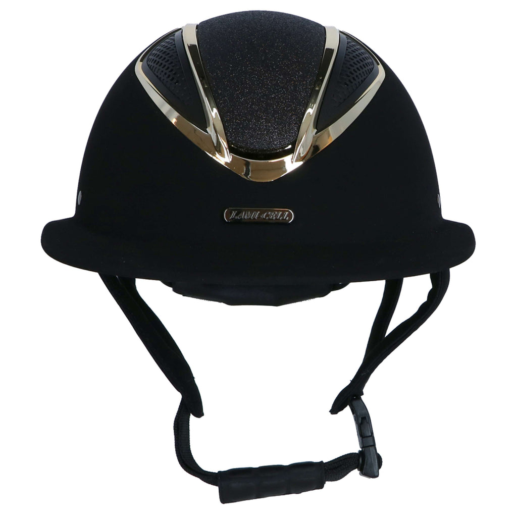 Lami-Cell Casco da equitazione Artemis Nero/Champagne