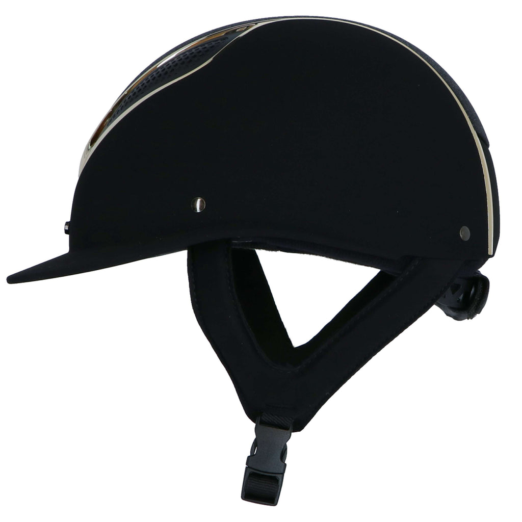 Lami-Cell Casco da equitazione Artemis Nero/Champagne