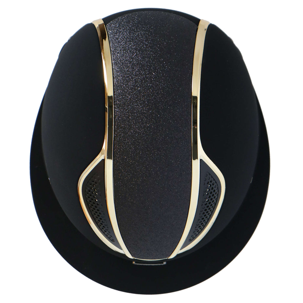 Lami-Cell Casco da equitazione Artemis Nero/Champagne