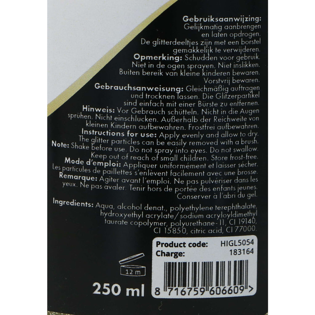 Excellent Spray Glitterato Hi Gloss Oro