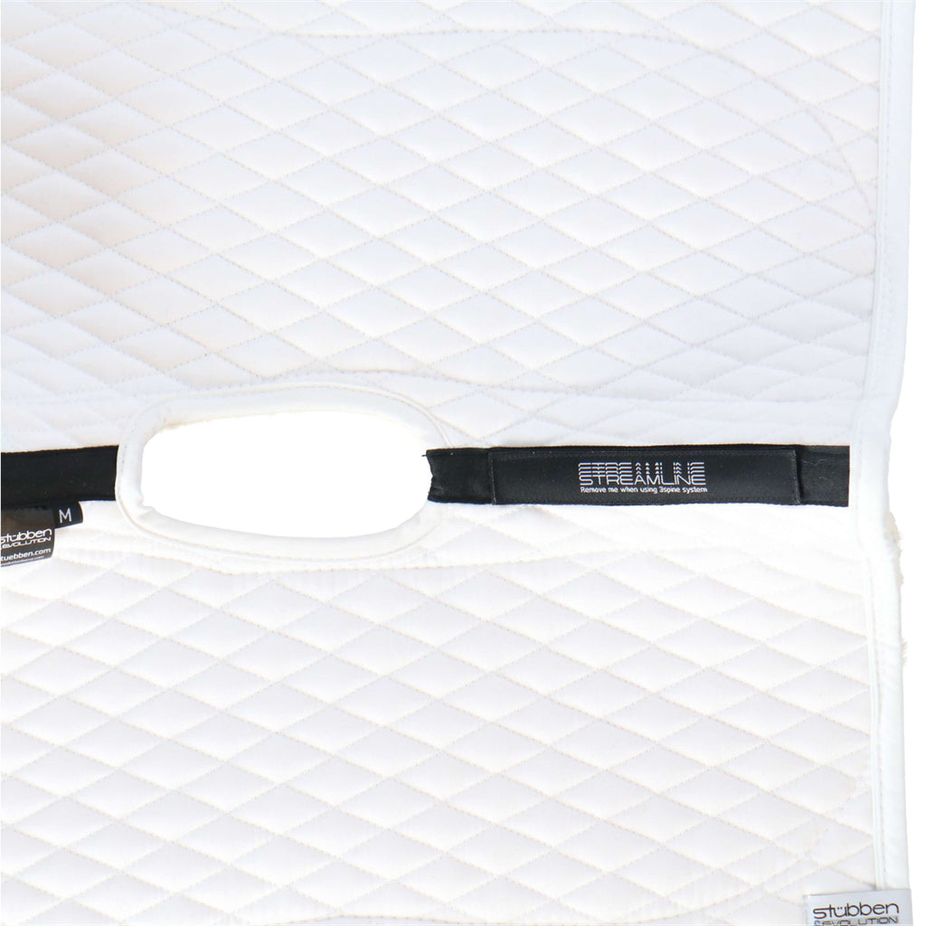 Stübben Sottosella Streamline Pelle di agnello da dressage Bianco