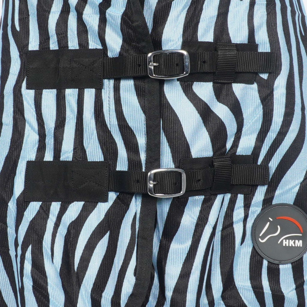 HKM Coperta Antimosche Zebra Acqua/Nero