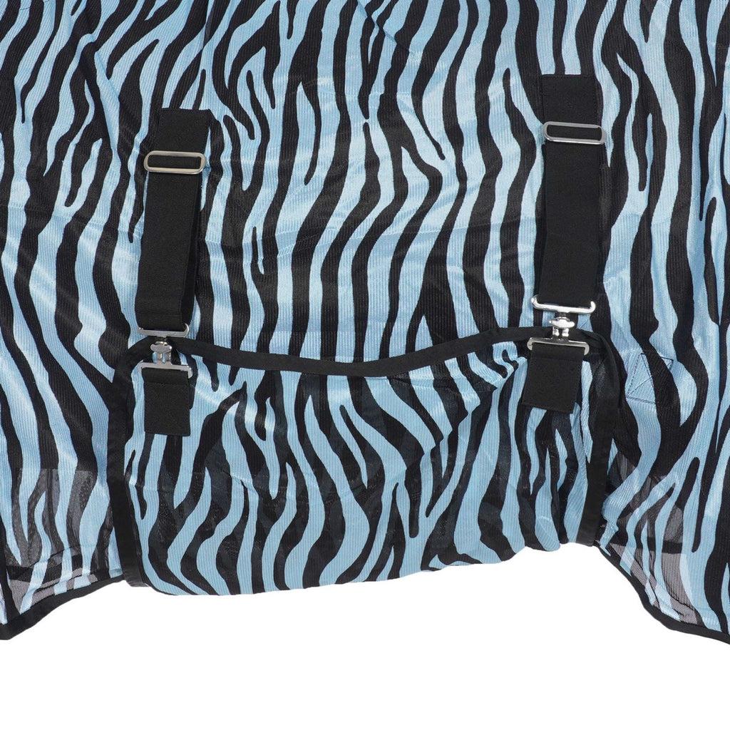 HKM Coperta Antimosche Zebra Acqua/Nero