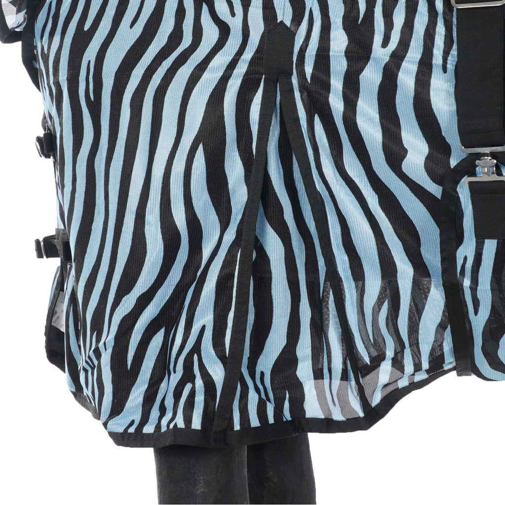 HKM Coperta Antimosche Zebra Acqua/Nero