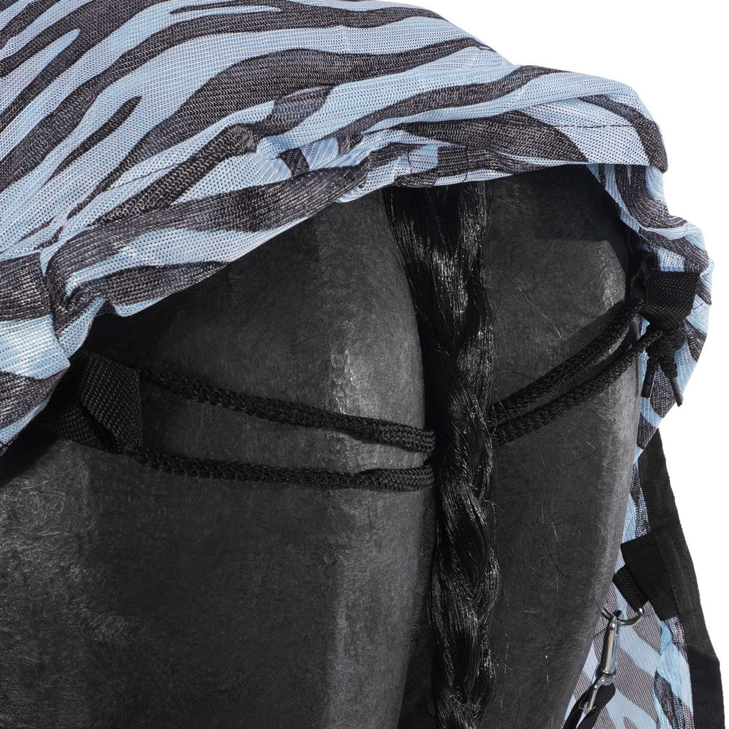HKM Coperta Antimosche Zebra Acqua/Nero