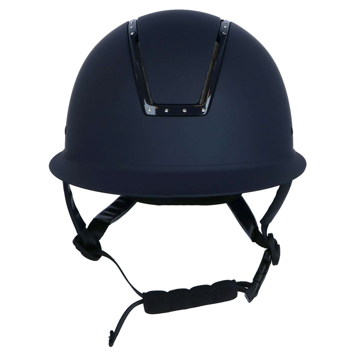 HKM Casco da equitazione Lady Shield Diamond Blu scuro