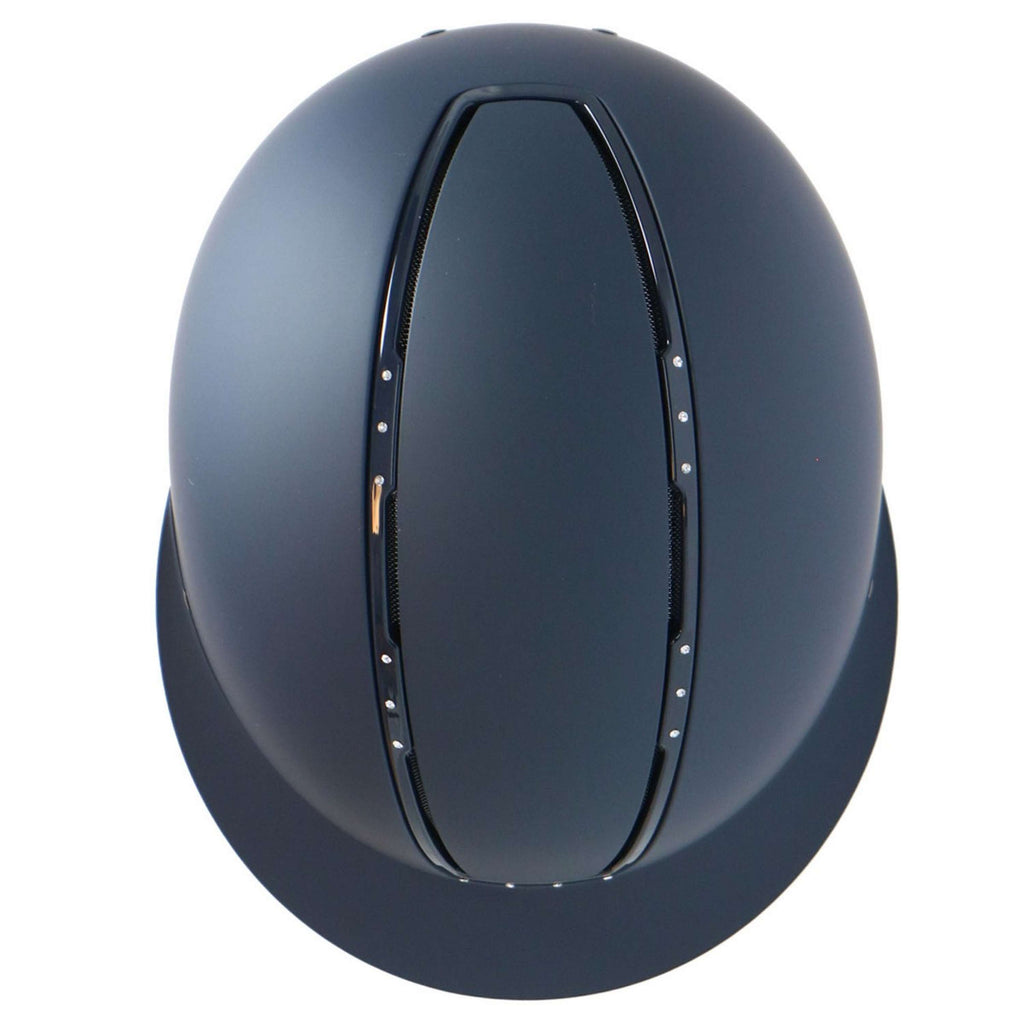 HKM Casco da equitazione Lady Shield Diamond Blu scuro