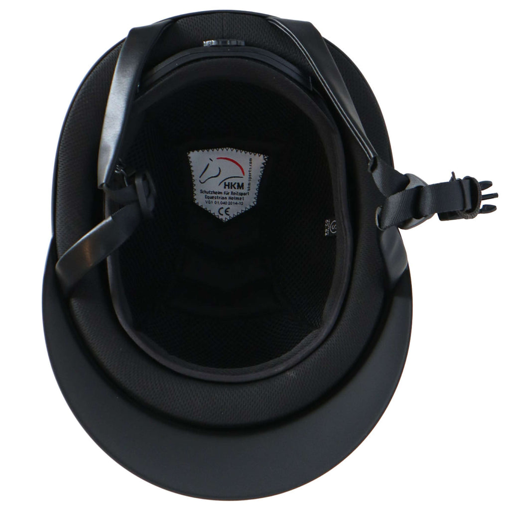 HKM Casco da equitazione Lady Shield Diamond Nero