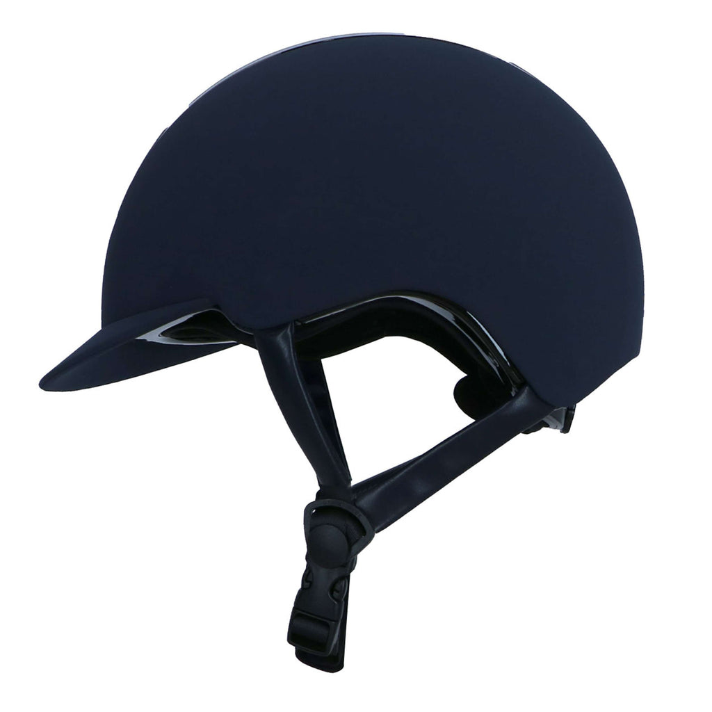 HKM Casco da equitazione Carbon Professional Blu scuro