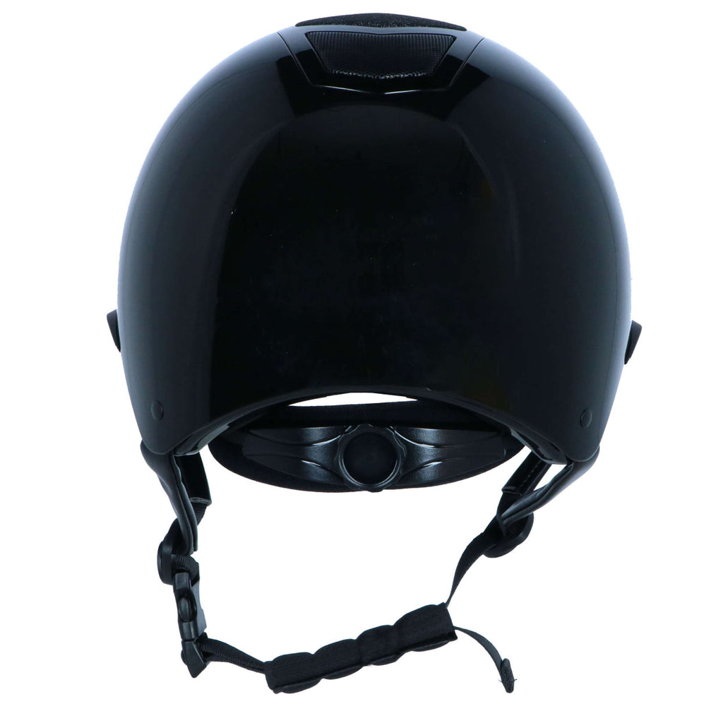 HKM Casco da equitazione Shiny Diamond Nero