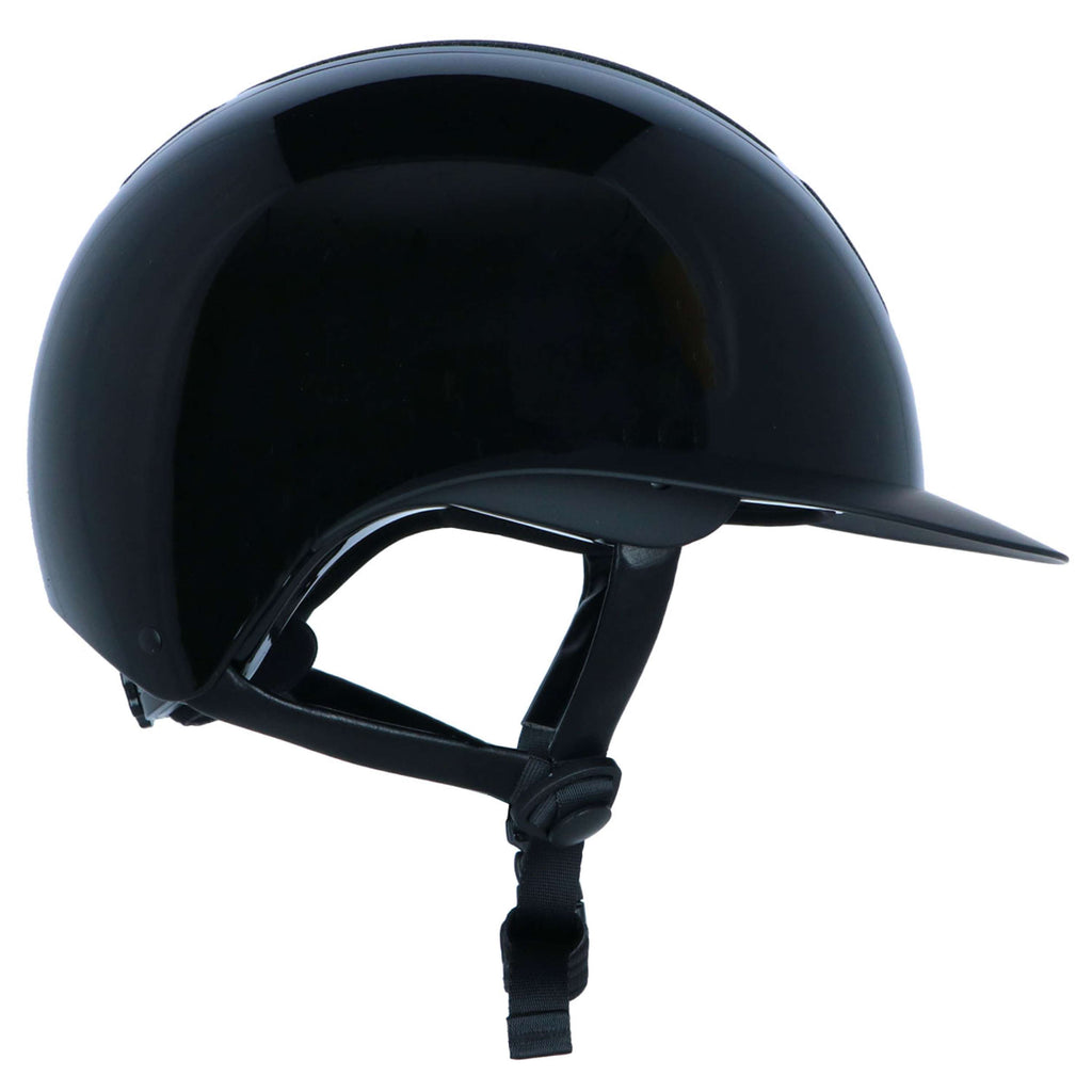 HKM Casco da equitazione Shiny Diamond Nero