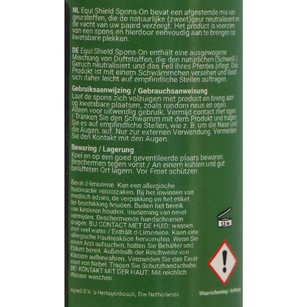 Agradi Horse Equi Shield Spugna NL+FR