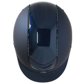 OneK Casco da equitazione Mips Defender Matt Glossy Top Swarovski Navy