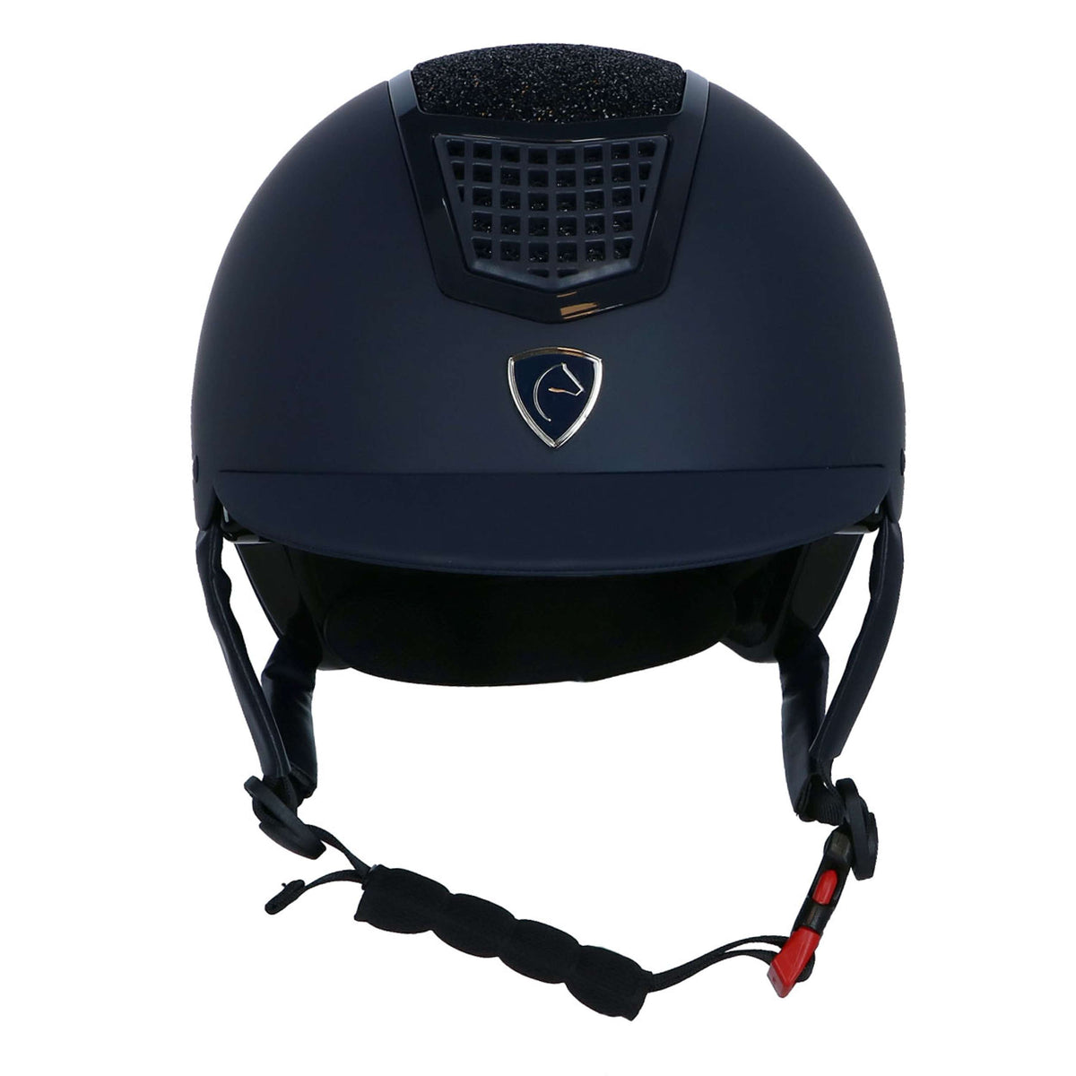EQUITHÈME Casco da equitazione Airy Blu/Luccicante