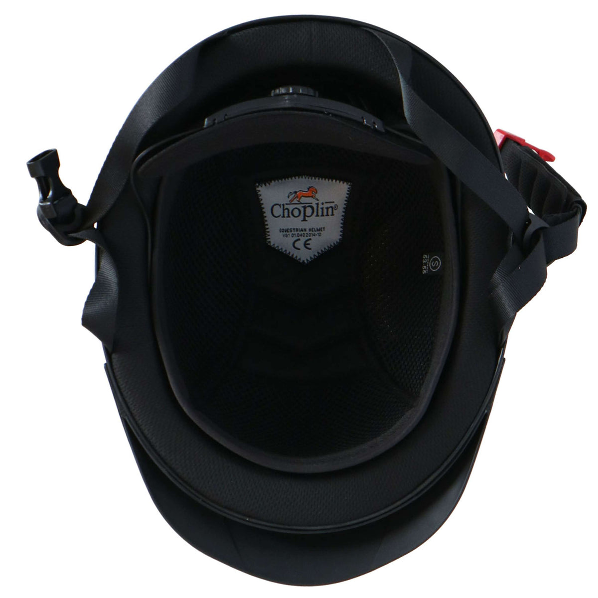 Choplin Casco da equitazione Plume Nero opaco