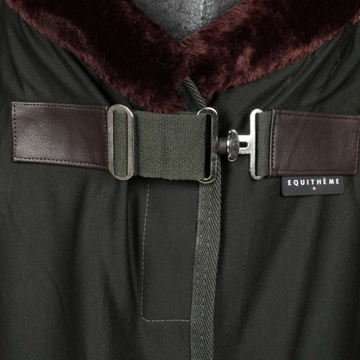 EQUITHÈME Cooler Teddy Verde/Marrone