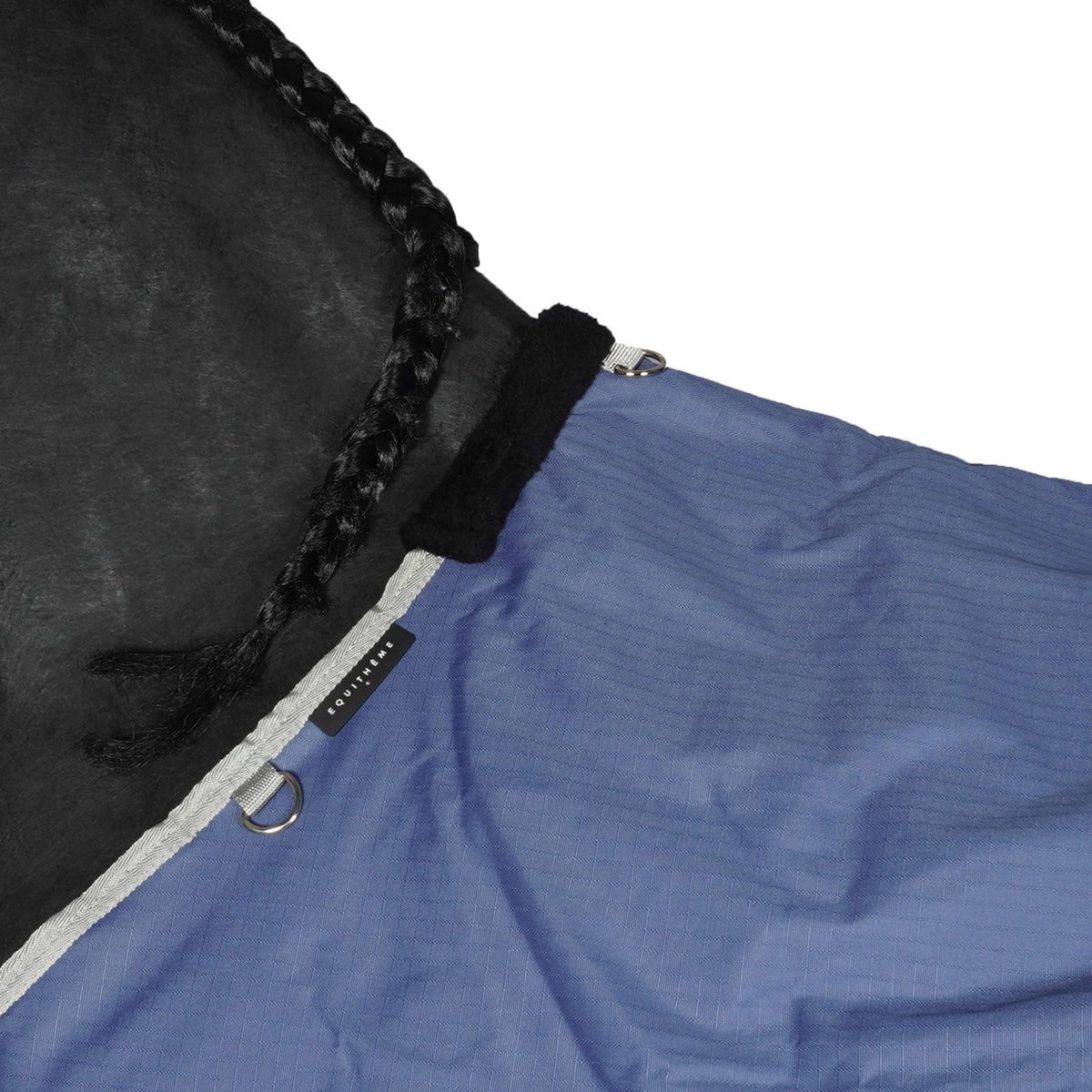 EQUITHÈME Tappeto da Esterno Tyrex 600D 300g Riciclato Navy
