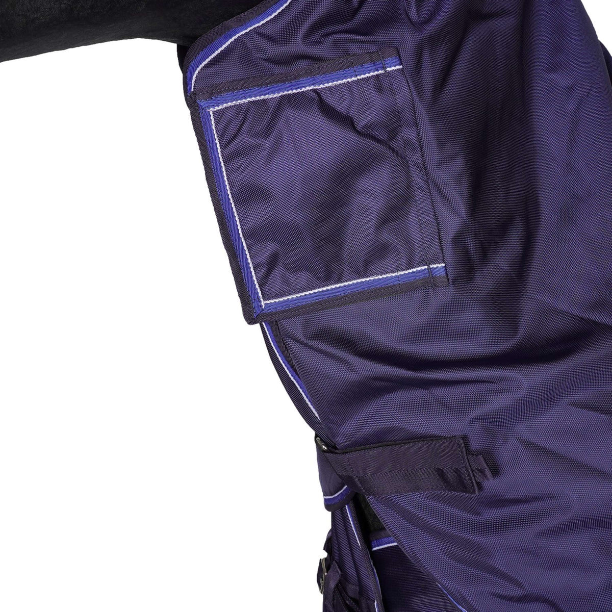 EQUITHÈME Tappeto da Esterno Pro Series Tyrex 1680D 220g con collo Navy