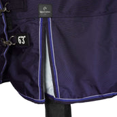 EQUITHÈME Tappeto da Esterno Pro Series Tyrex 1680D 220g con collo Navy