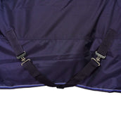 EQUITHÈME Tappeto da Esterno Pro Series Tyrex 1680D 220g con collo Navy