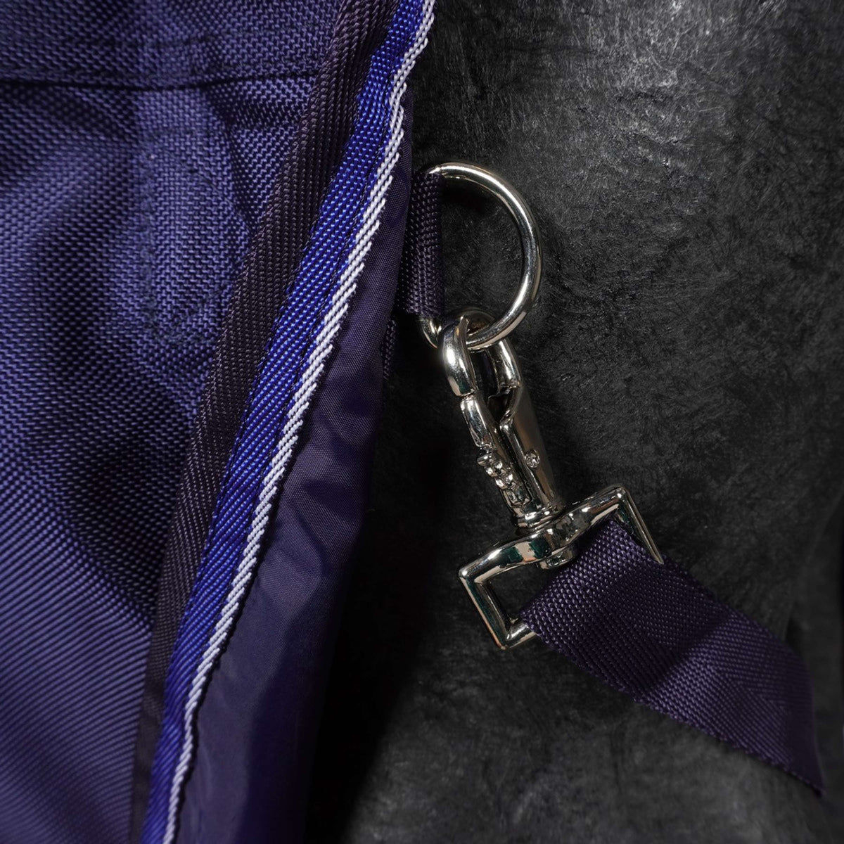 EQUITHÈME Tappeto da Esterno Pro Series Tyrex 1680D 220g con collo Navy