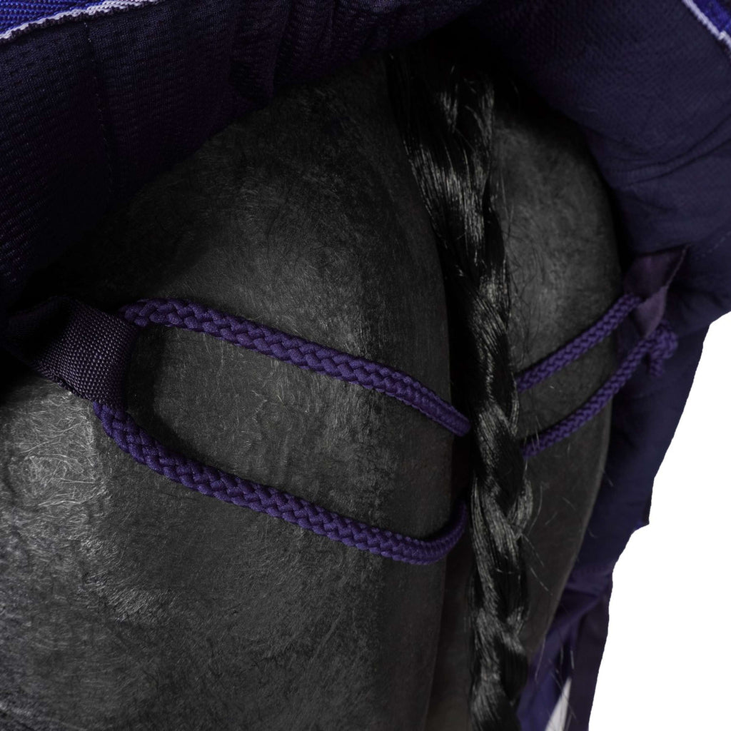 EQUITHÈME Tappeto da Esterno Pro Series Tyrex 1680D 220g con collo Navy