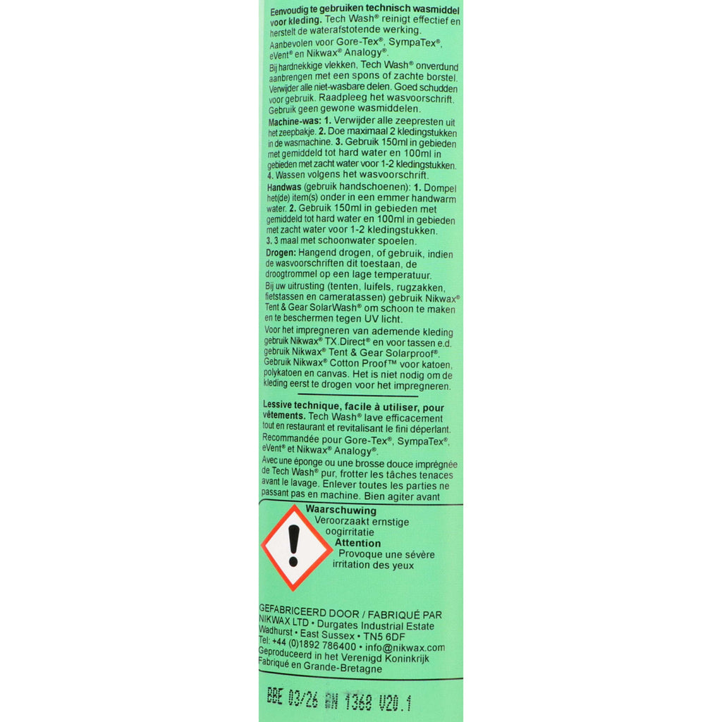 Nikwax Lavaggio tecnico