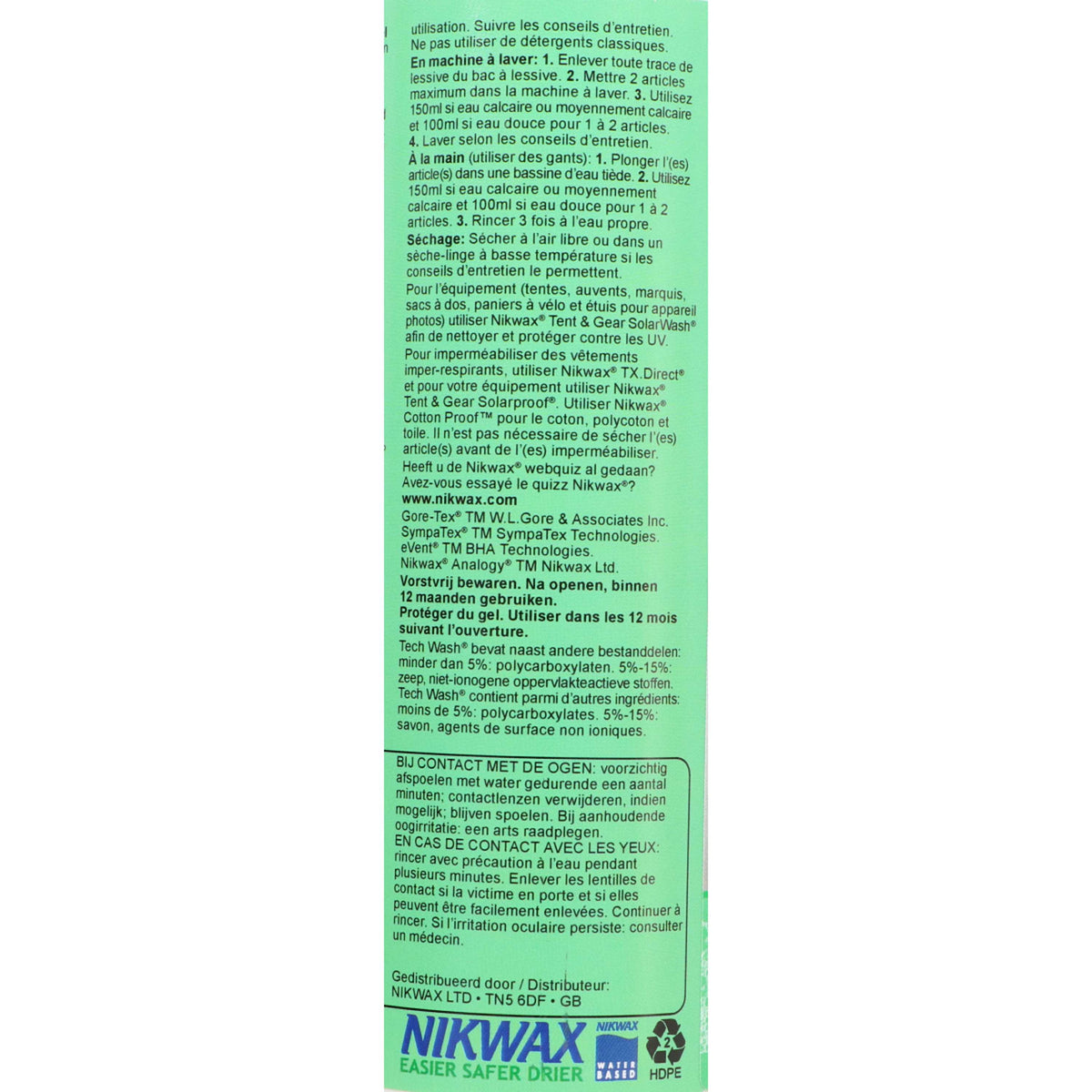 Nikwax Lavaggio tecnico