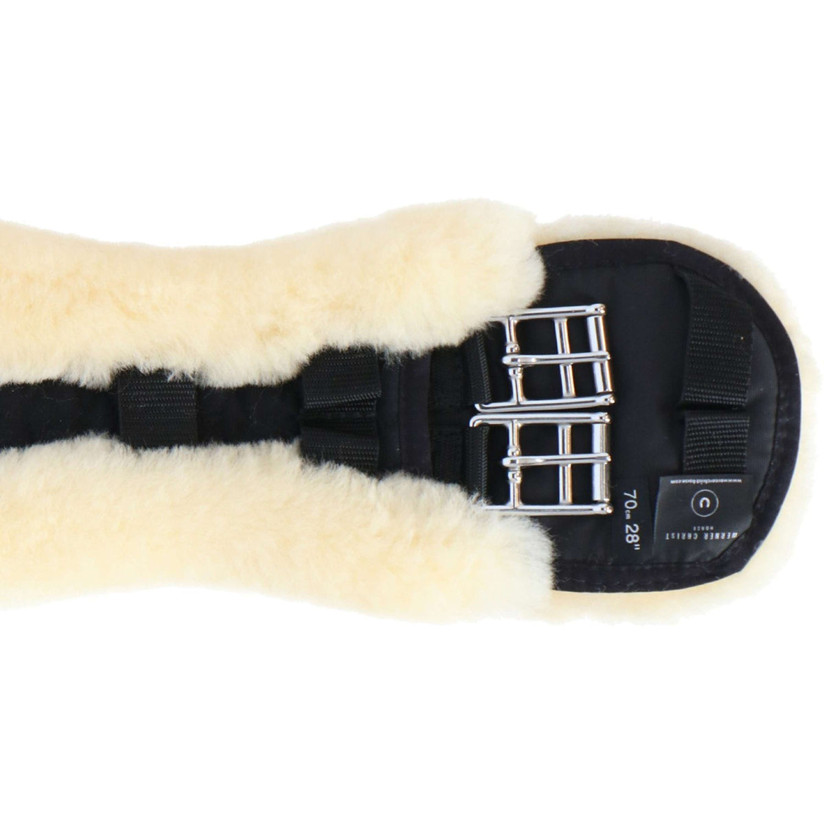 Werner Christ Sottopancia da dressage Anatomic Nero/Naturale