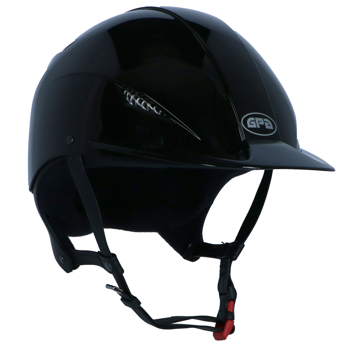 GPA Casco da equitazione Easy Speed Air Hybrid Nero lucido