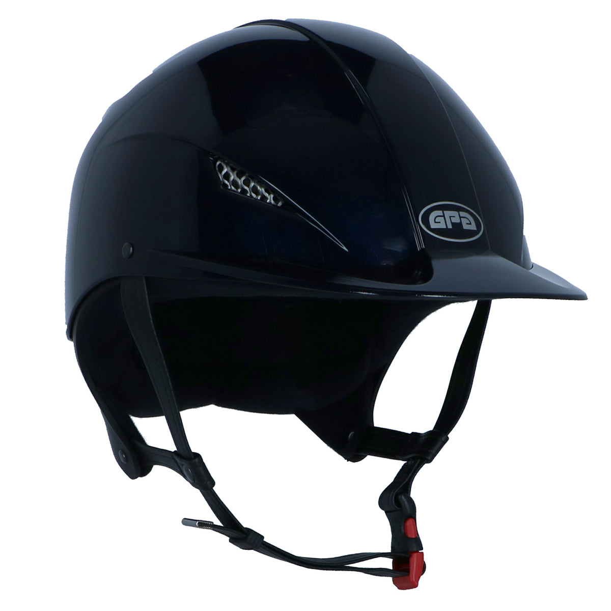 GPA Casco da equitazione Easy Speed Air Hybrid Navy Shiny